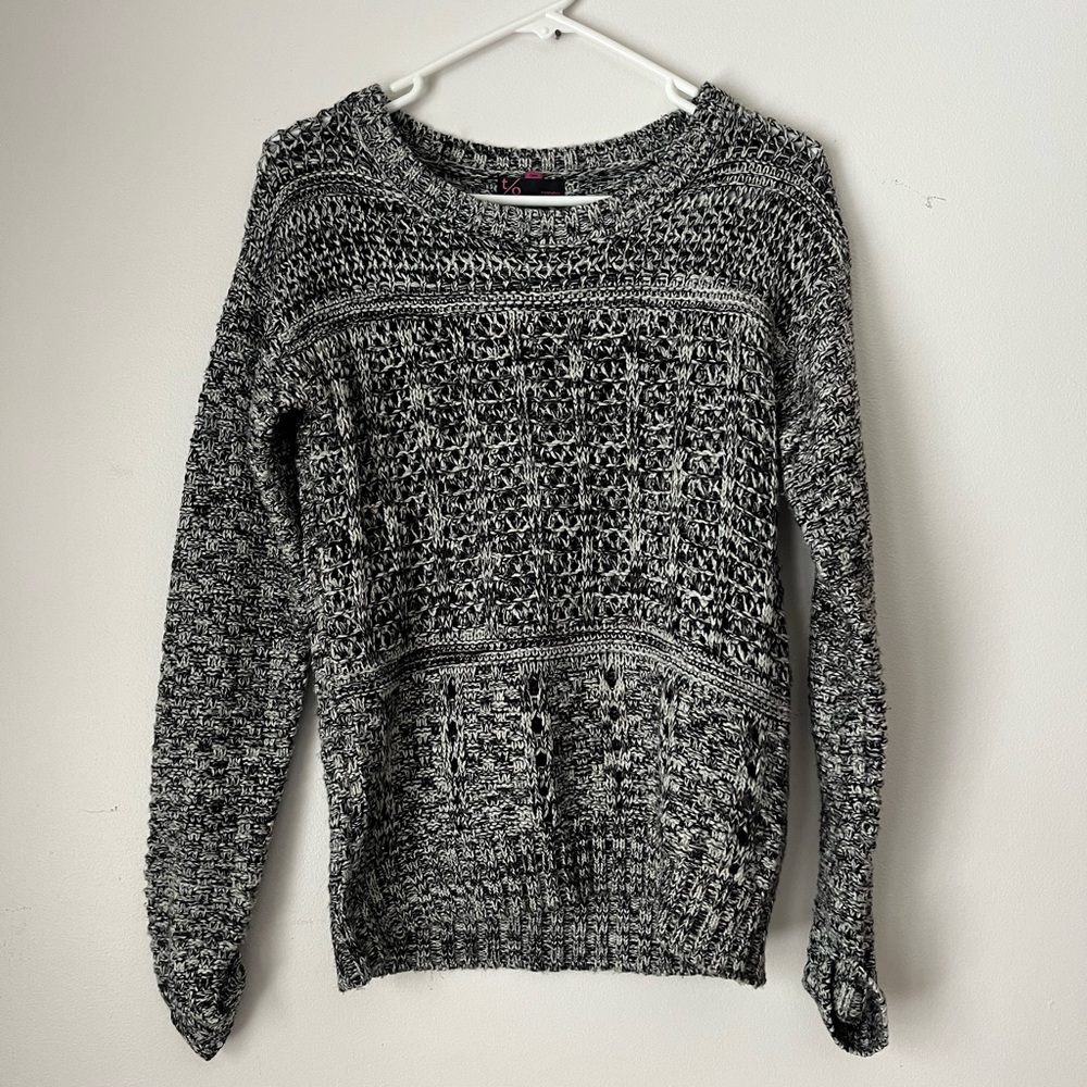 Oversized gray cozy sweater